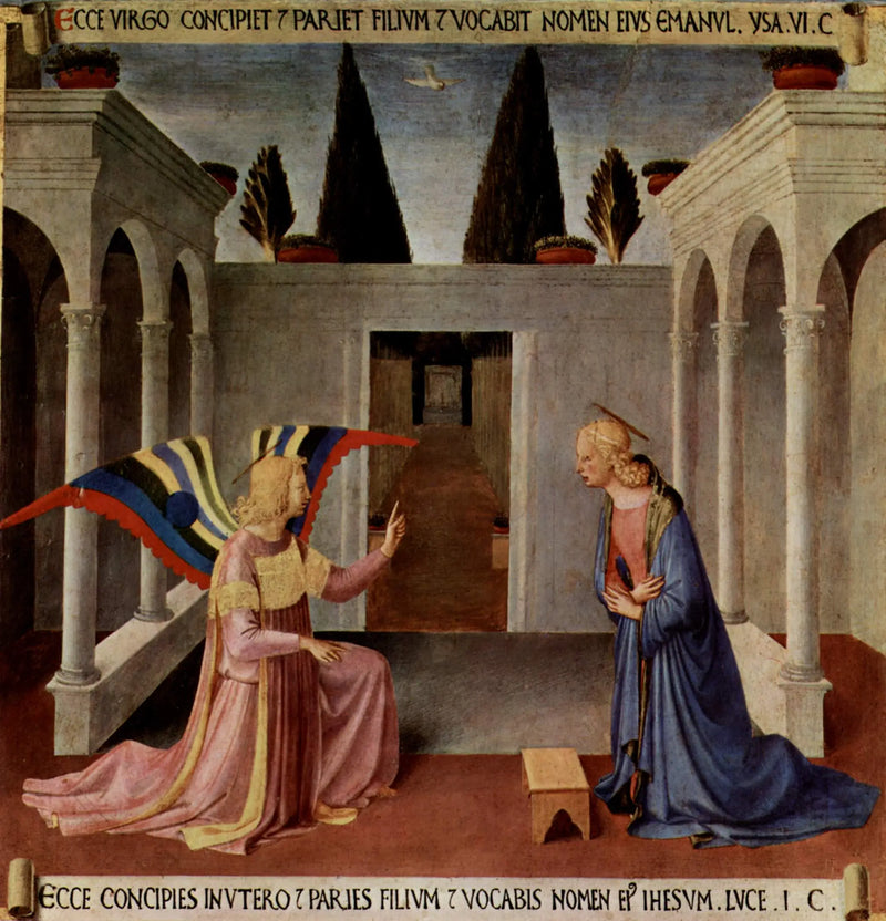 Zwiastowanie z muzeum San Marco - Fra Angelico