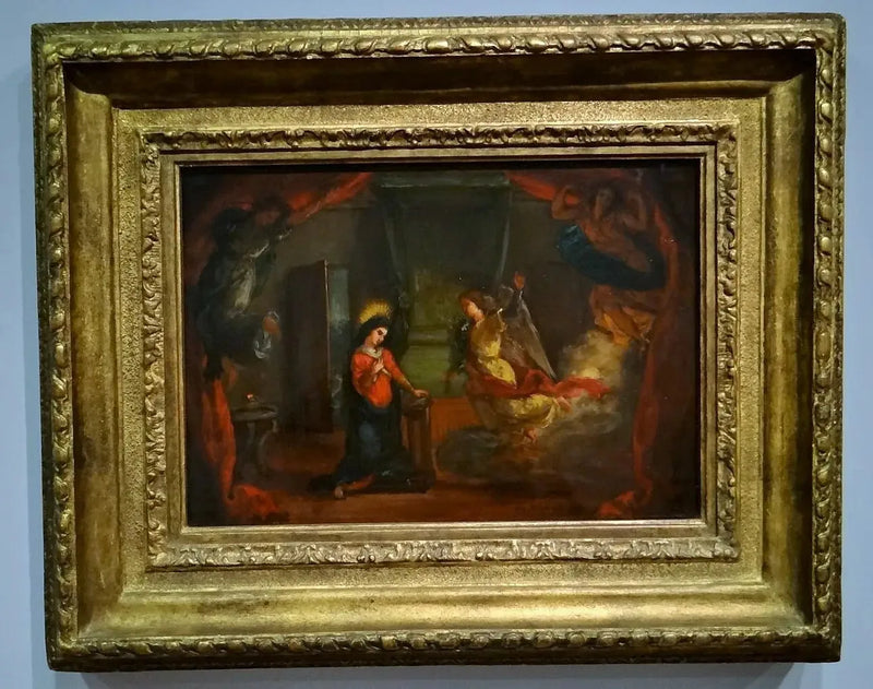 Zwiastowanie - Eugène Delacroix