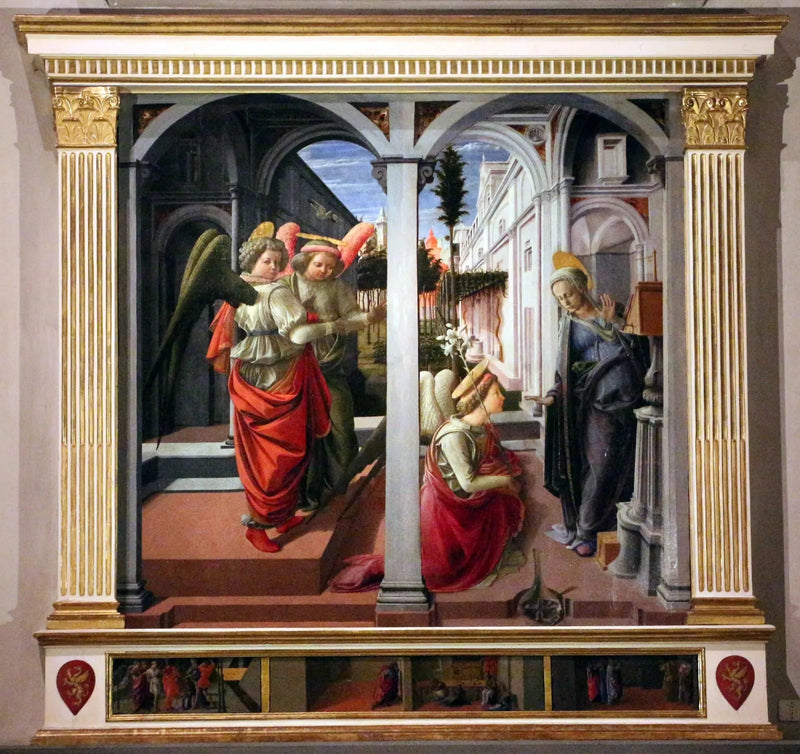 Anioł Zwiastowania Martelli - Fra Filippo Lippi