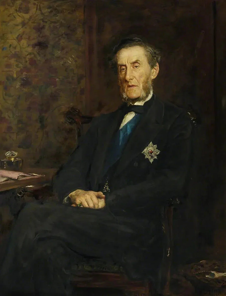 Anthony Ashley-Cooper (1801–1885), 7. hrabia Shaftesbury, prezes Towarzystwa Biblijnego - John Everett Millais