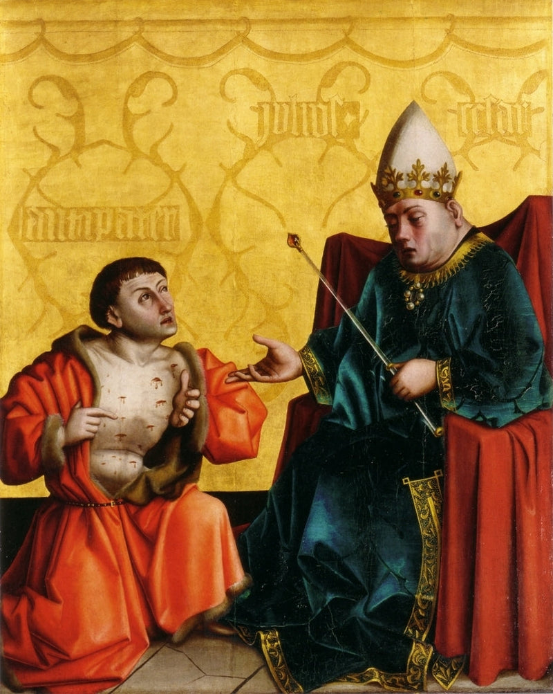 Antypater przed Juliuszem Cezarem - Konrad Witz