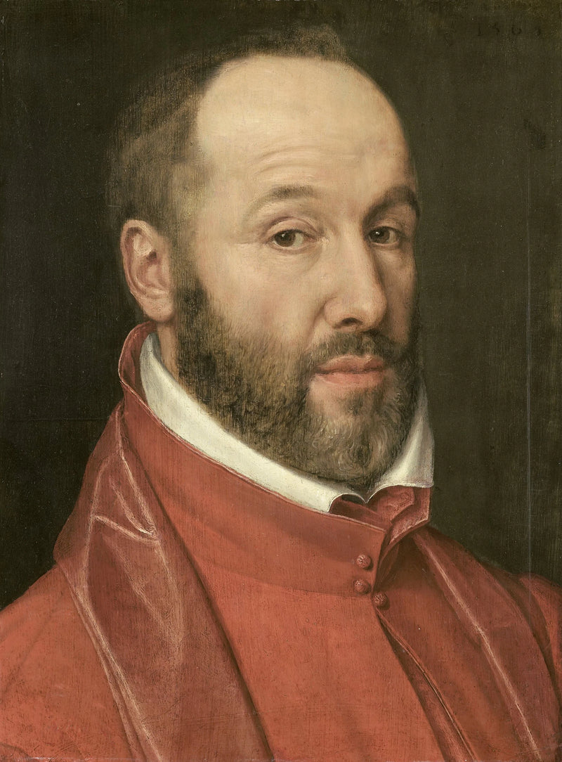 Antoine Perrenot (1517-86). Cardinal de Granvelle, ministre de Charles Quint et de Philippe II - Artiste inconnu du Rijksmuseum