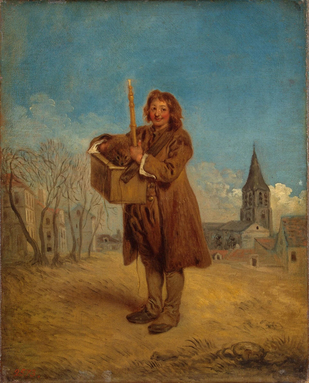 Le Savoyard et la marmotte, peinture d’Antoine Watteau