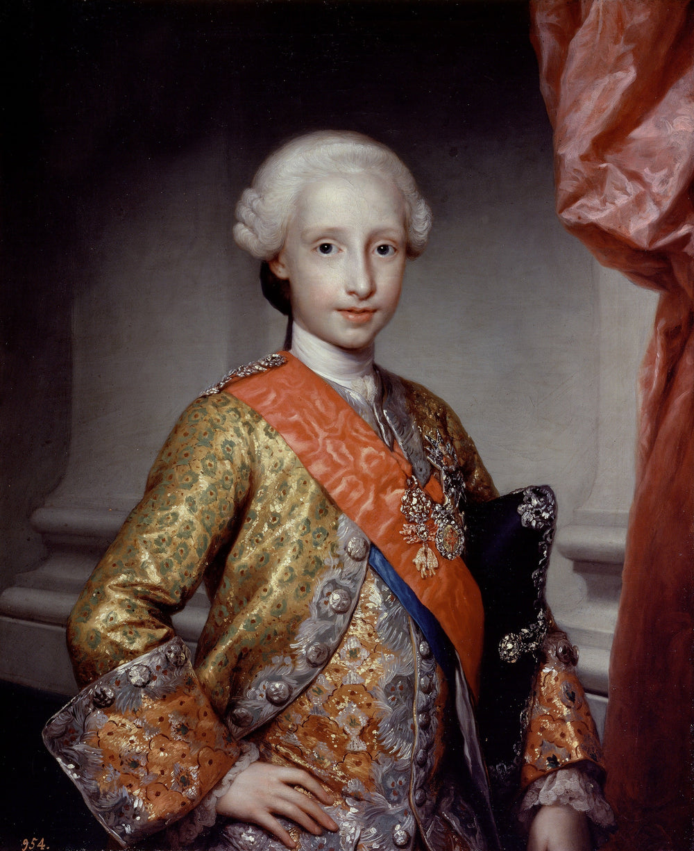 Antonio Pascual de Borbón y Sajonia infant d’Espagne - Anton Raphael Mengs - Alpha Reproduction