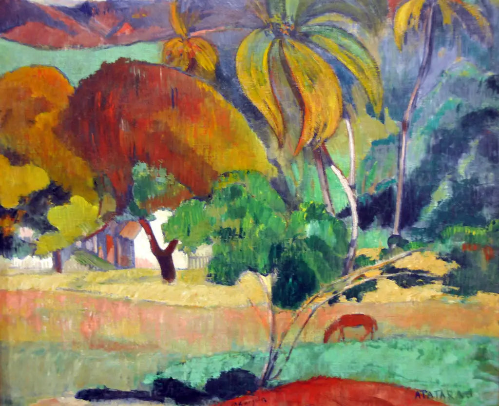 Reproduction du tableau « Apatarao (Quartier de Papeete) - Paul Gauguin » par Alpha Reproduction en peinture à l’huile