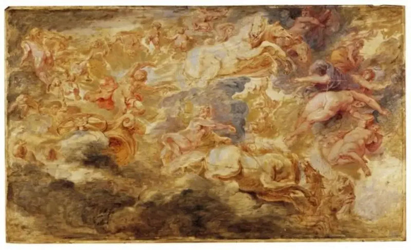 Apollo w rydwanie słońca - Peter Paul Rubens
