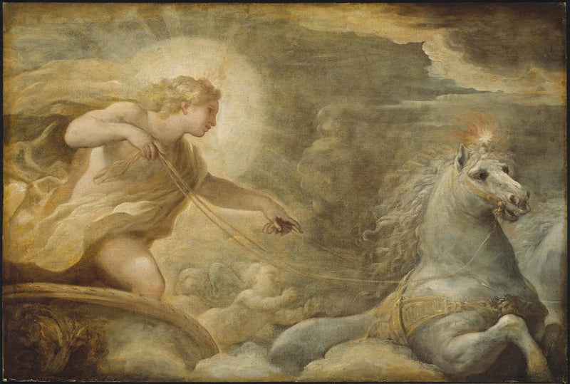 Apollo na rydwanie - Luca Giordano