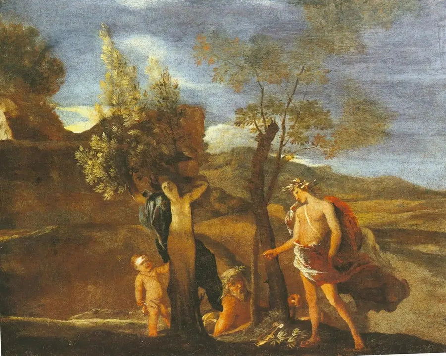Apollo i Dafne - Nicolas Poussin