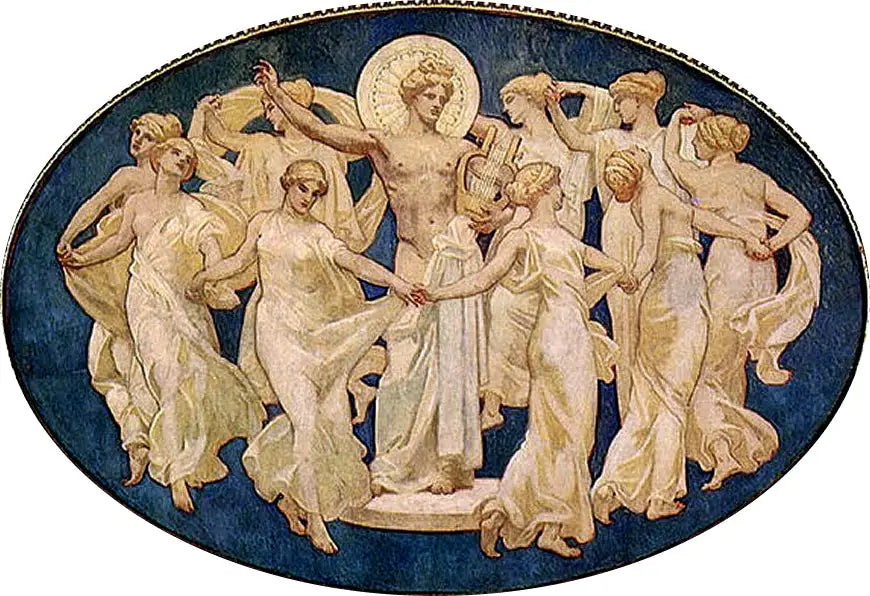Apollon i Muzy - John Singer Sargent
