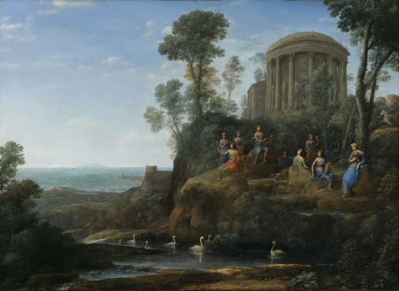 Apollo i Muzy na Górze Helikon - Claude Lorrain