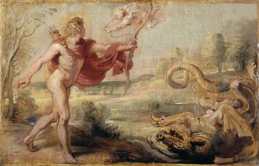 Apollo i Python - Peter Paul Rubens
