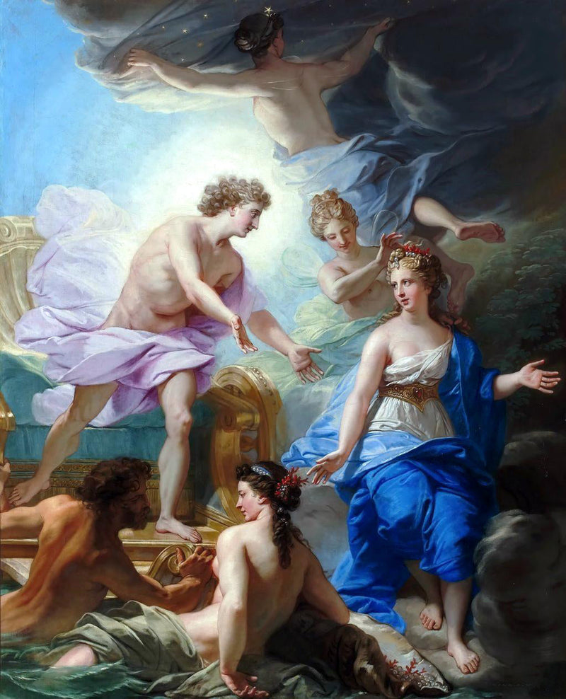 Apollo i Tetis - Jean-Baptiste Jouvenet