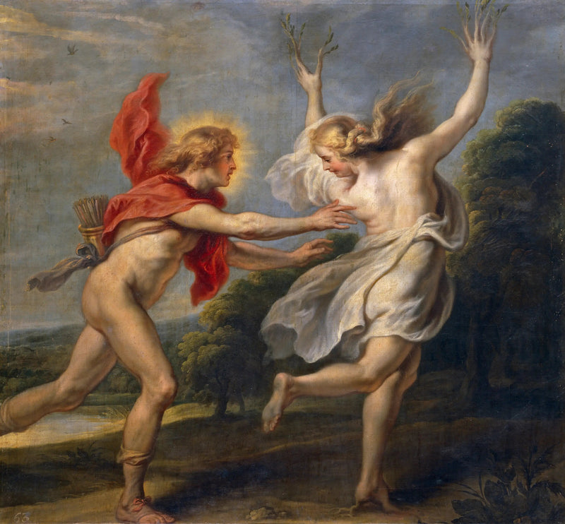 Apollo ścigający Daphnę - Peter Paul Rubens