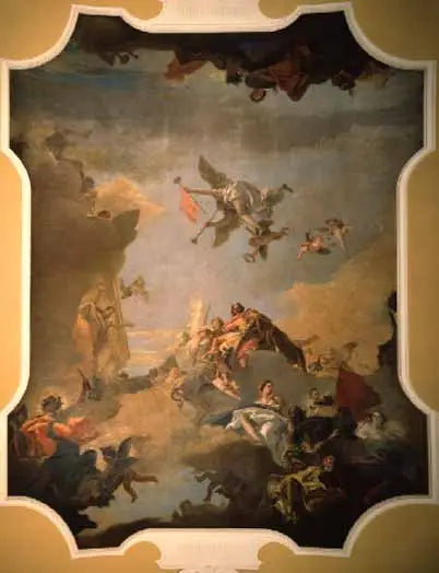 Apoteoza Angelo della Vecchia - Giovanni Battista Tiepolo