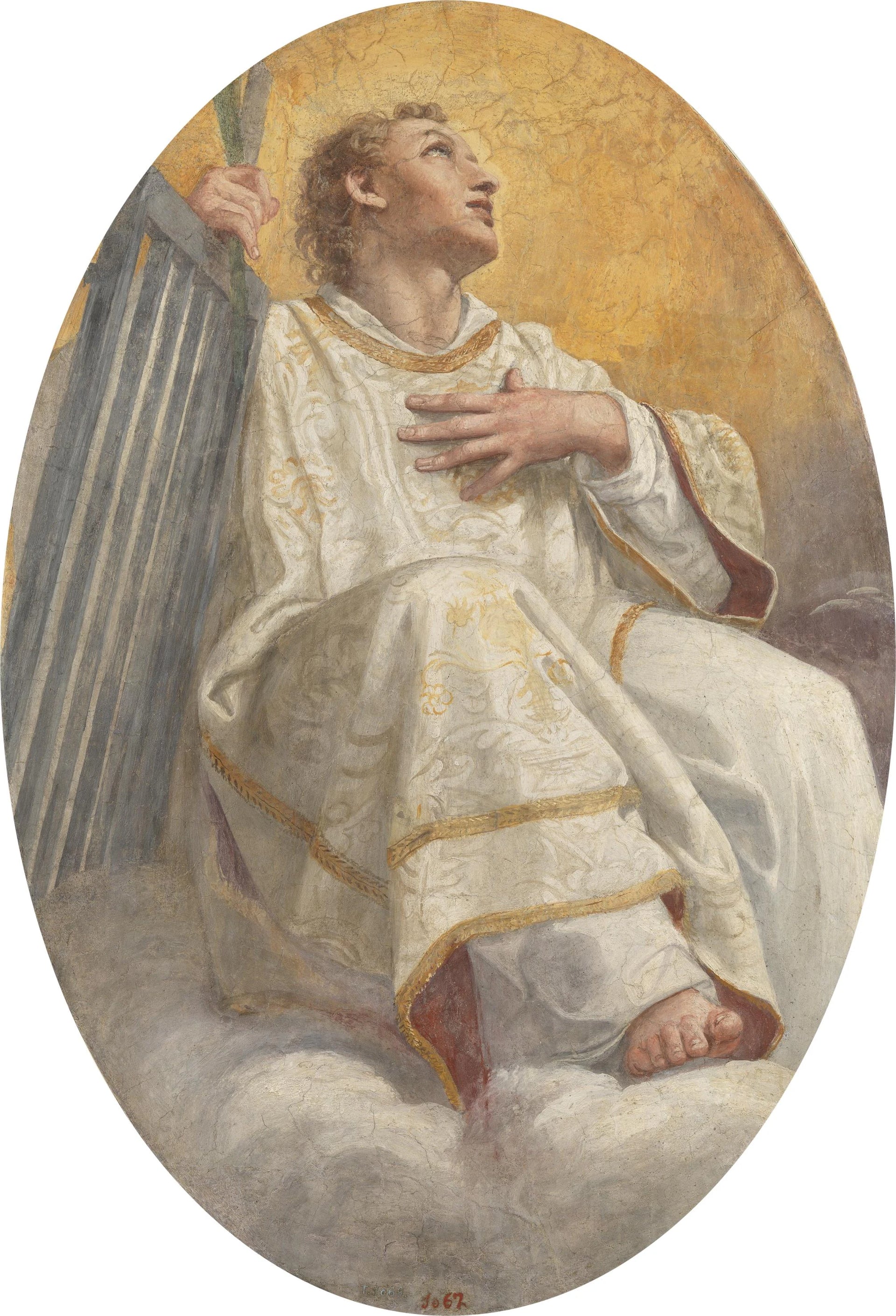 Apothéose de Saint-Laurent - Annibale Carracci