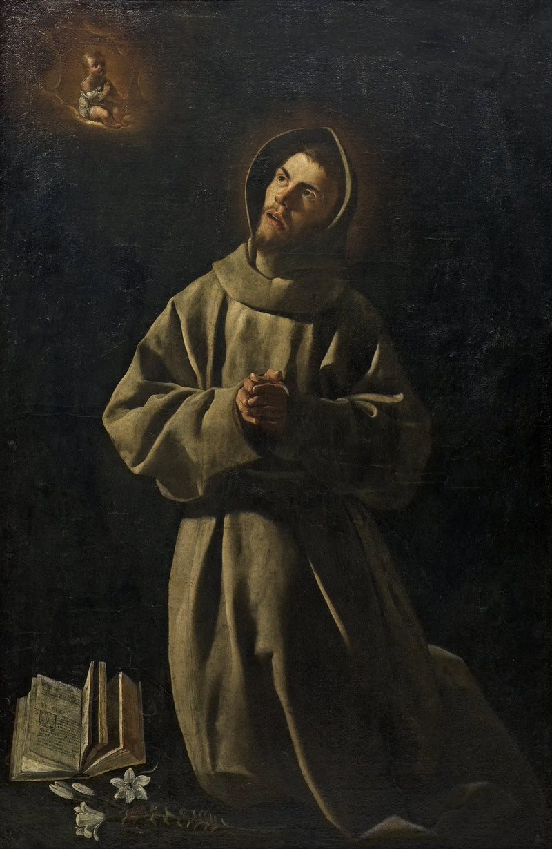 Objawienie Dzieciątka Jezus u Świętego Antoniego z Padwy - Francisco de Zurbarán