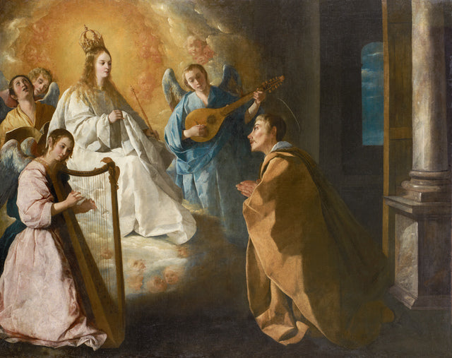 Objawienie się Matki Bożej u świętego Piotra Nolasco - Francisco de Zurbarán