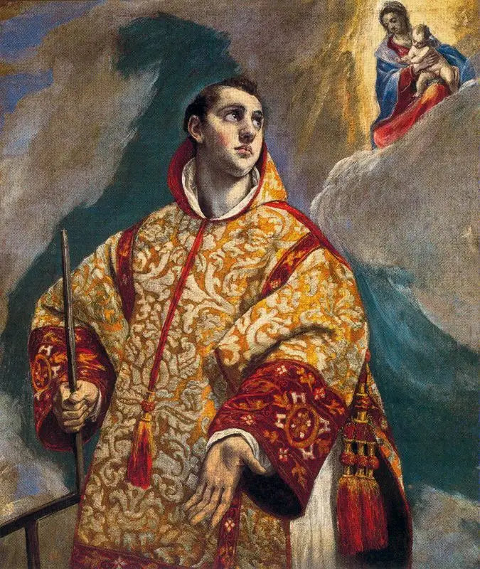 Objawienie się Matki Bożej w San Lorenzo - El Greco