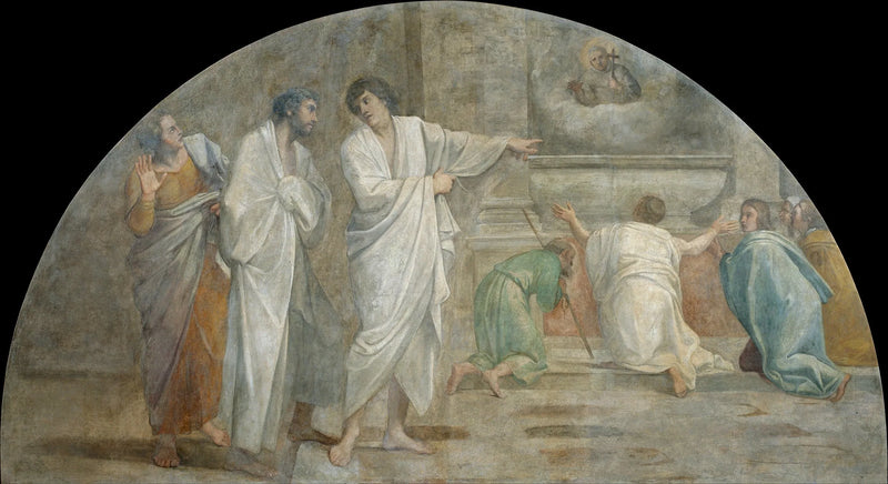 Objawienie świętego Didaka nad jego grobem - Annibale Carracci