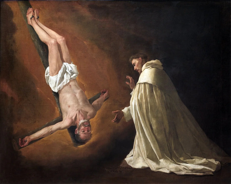 Objawienie świętego Piotra u świętego Piotra Nolasque - Francisco de Zurbarán