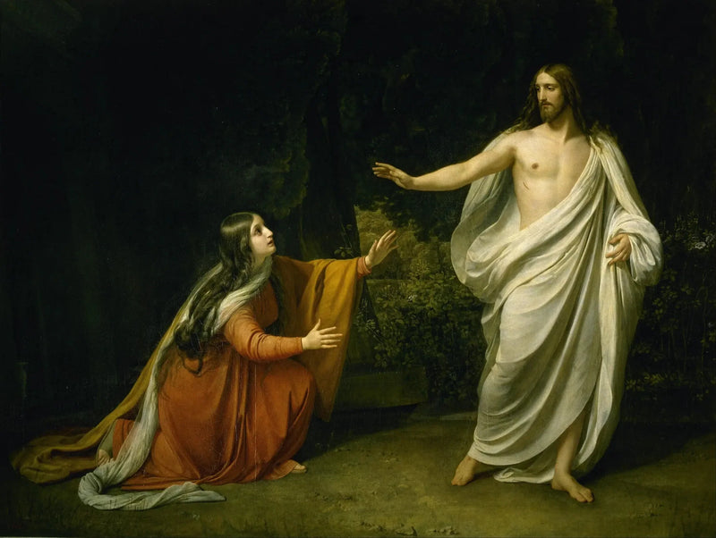 Objawienie się Chrystusa Marii Magdalenie po Zmartwychwstaniu - Aleksander Iwanow