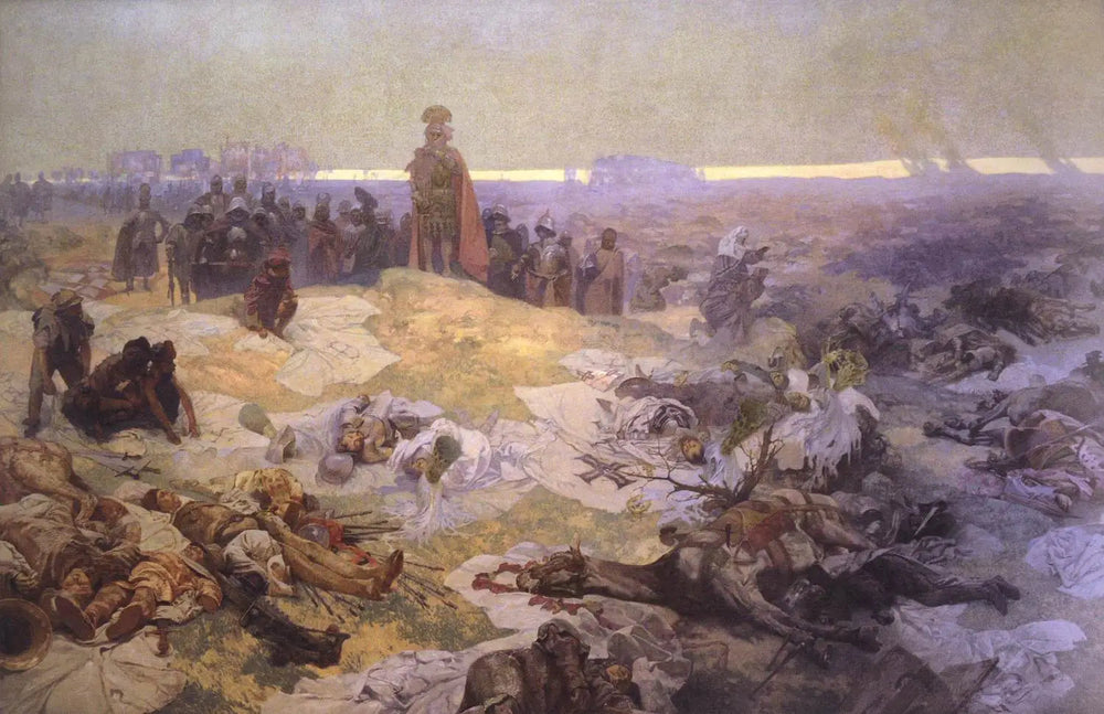 Après la Bataille de Grunwald - Alphonse Mucha - Alpha Reproduction