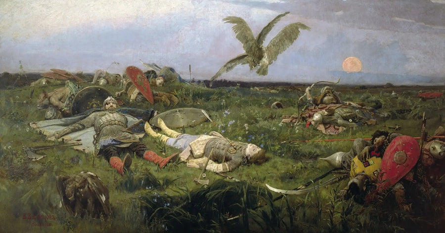 Po bitwie księcia Igora - Wiktor Wasnecov