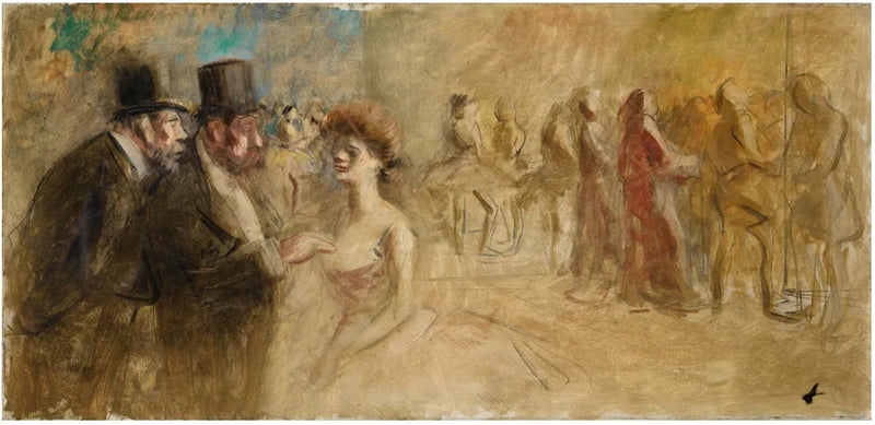Po tańcu - Jean-Louis Forain