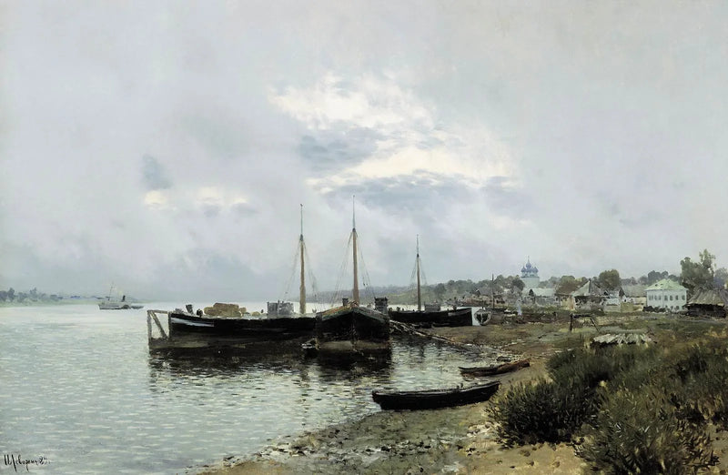 Après la pluie. Plios - Isaac Levitan