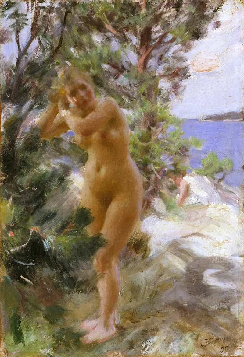 Po kąpieli - Anders Zorn