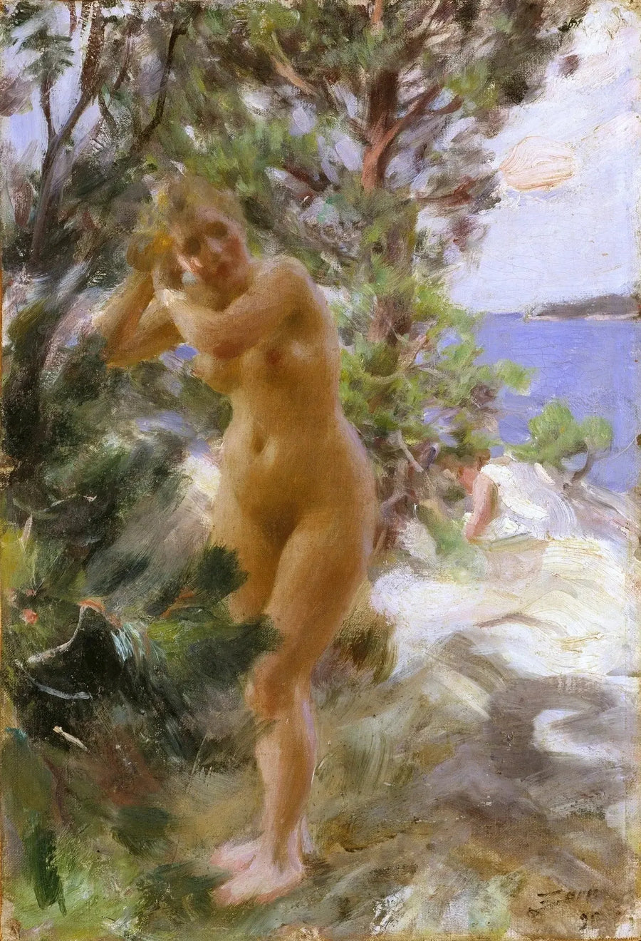 Po kąpieli - Anders Zorn