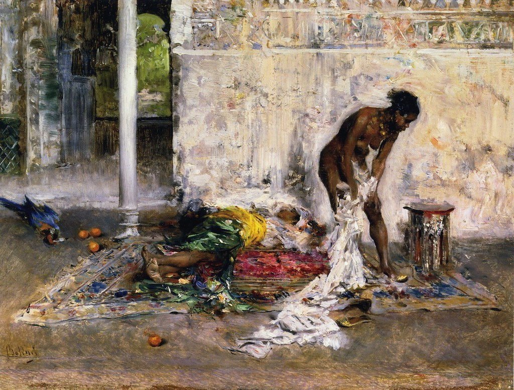 Après le bain - Giovanni Boldini image 1 copie de tableau peinte à la main