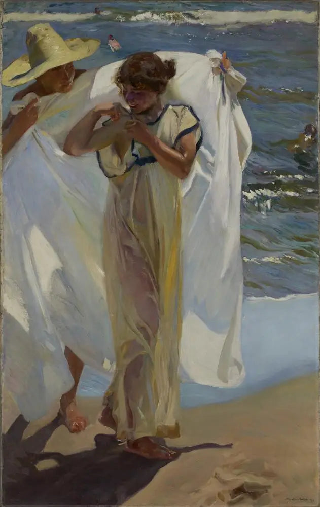 Po kąpieli - Joaquín Sorolla