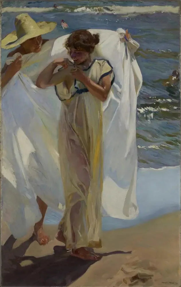 Po kąpieli - Joaquín Sorolla