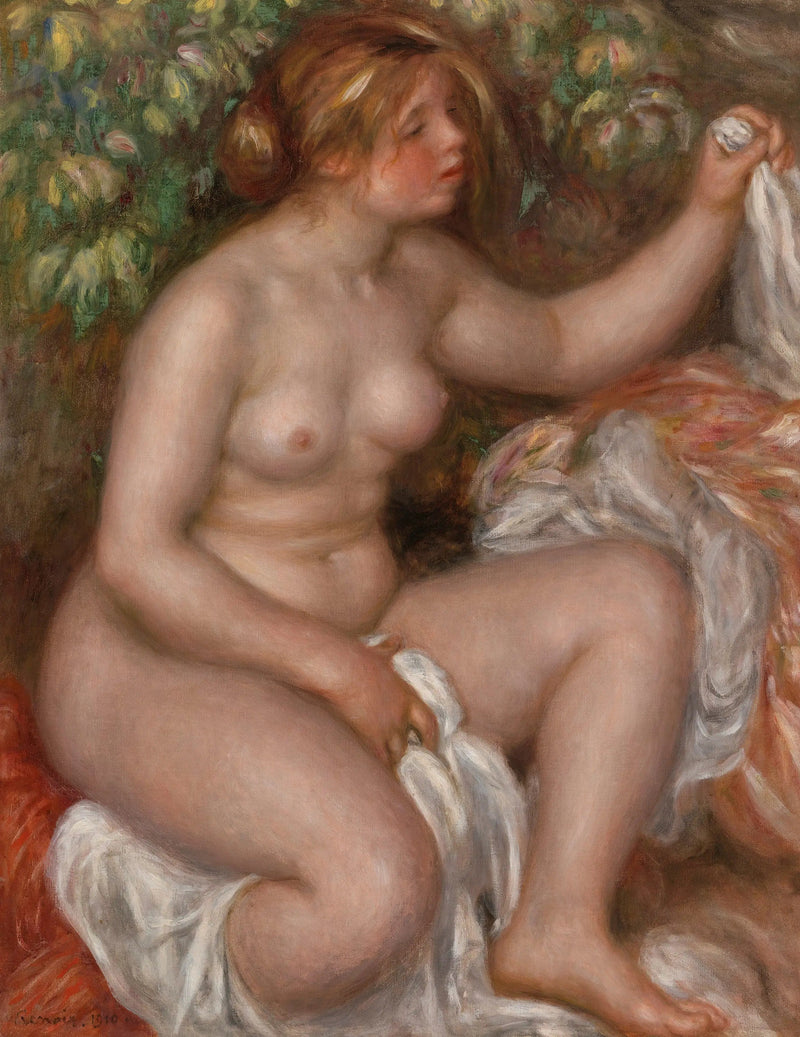 Po kąpieli (Wyjście z kąpieli) - Pierre-Auguste Renoir