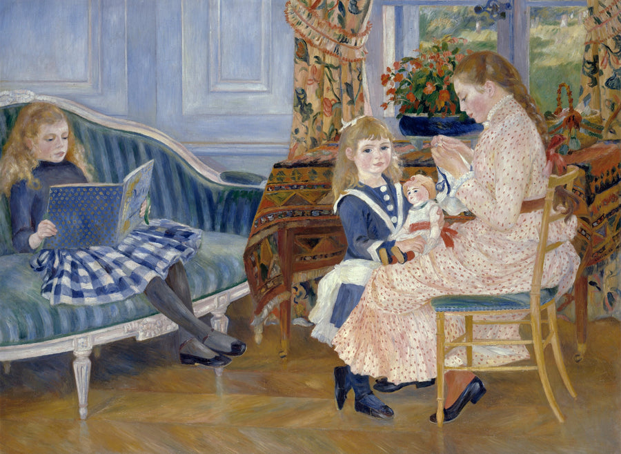Popołudnie dzieci w Wargemont - Pierre-Auguste Renoir