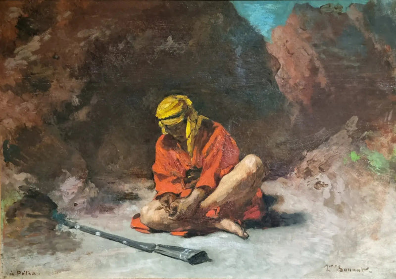 Arabski usuwający kolec ze swojej stopy - Léon Bonnat