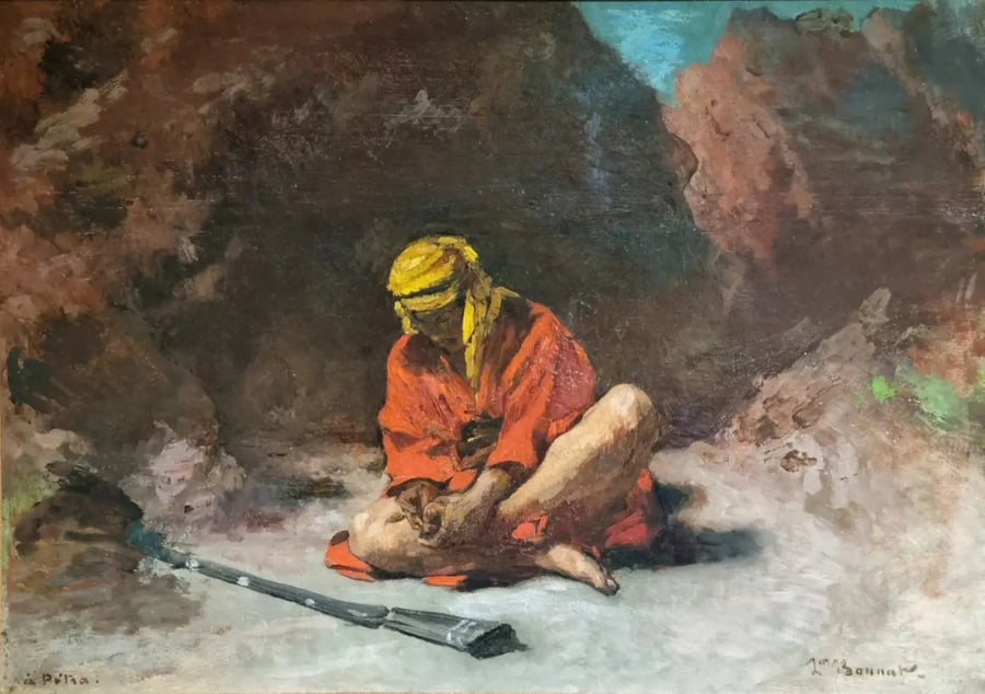 Arabski usuwający kolec ze swojej stopy - Léon Bonnat