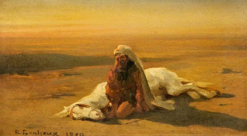 Arabski i martwy koń - Rosa Bonheur