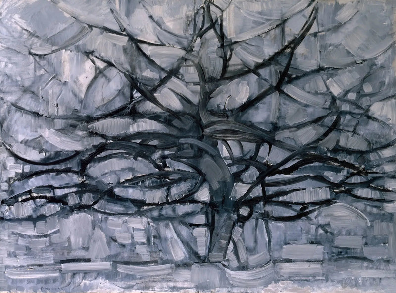 Srebrne drzewo - Piet Mondrian