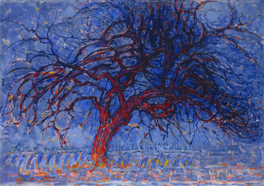 Czerwone drzewo - Piet Mondrian