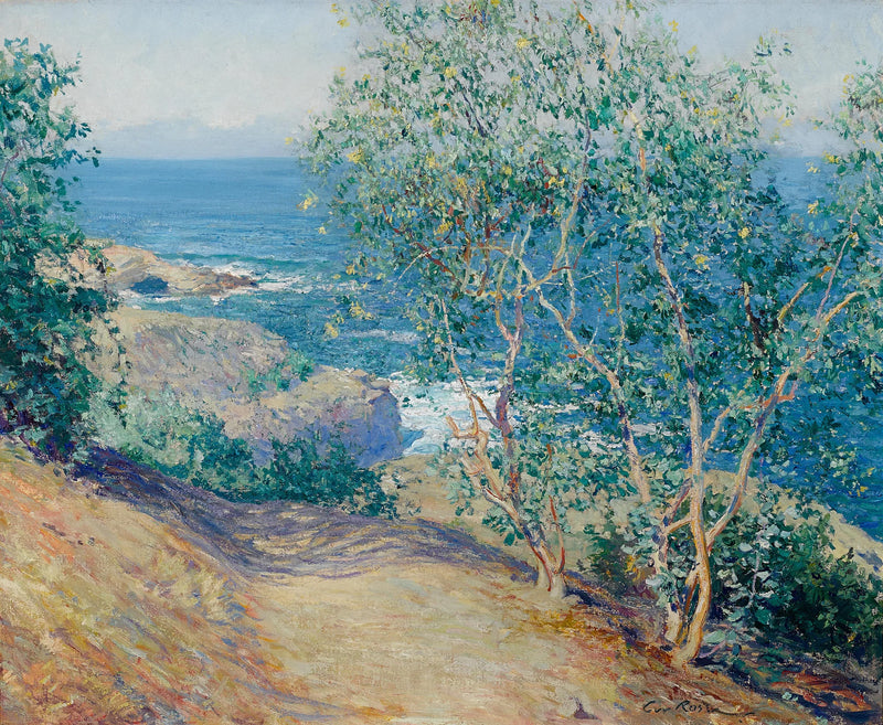 Indyjskie drzewa tytoniowe, La Jolla - Guy Rose