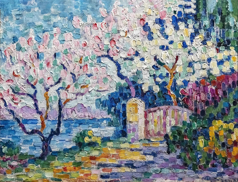 Kwiatowe drzewa - Paul Signac