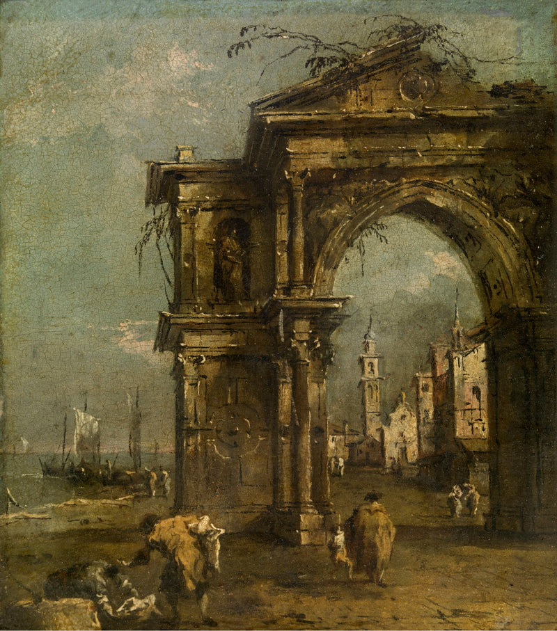 Łuk Triumfalny w Wenecji - Francesco Guardi