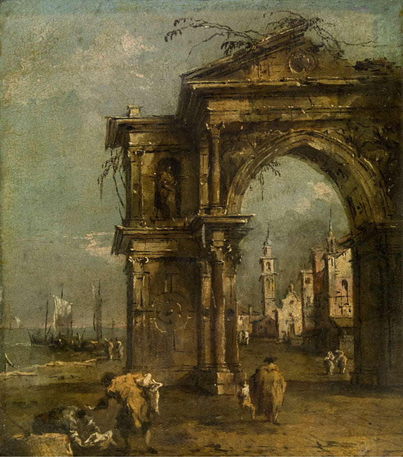 Łuk Triumfalny w Wenecji - Francesco Guardi