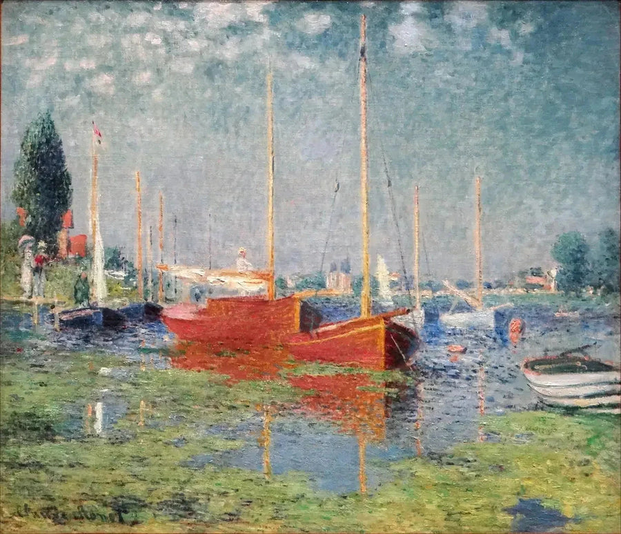 Czerwone łodzie, Argenteuil - Claude Monet