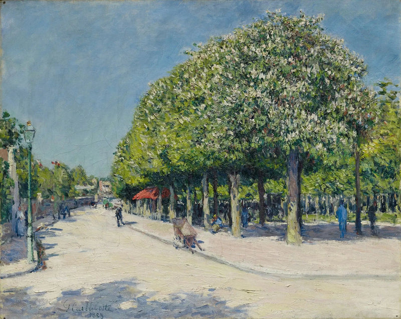 Argenteuil, jarmark - Gustave Caillebotte