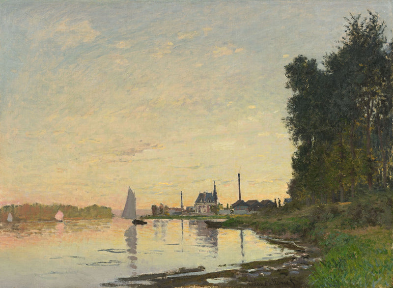Argenteuil, późnym popołudniem W224 - Claude Monet