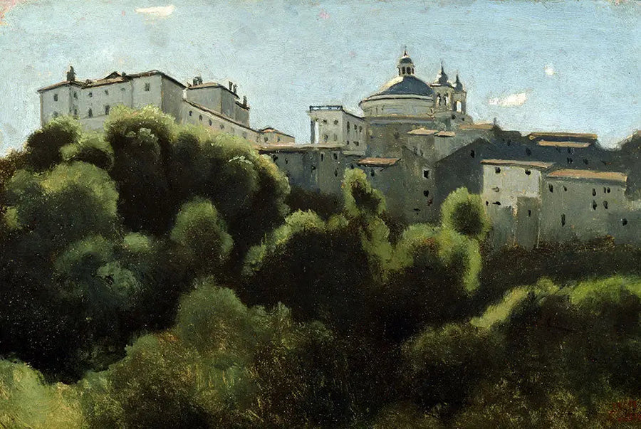Ariccia, pałac Chigi - Jean-Baptiste Camille Corot