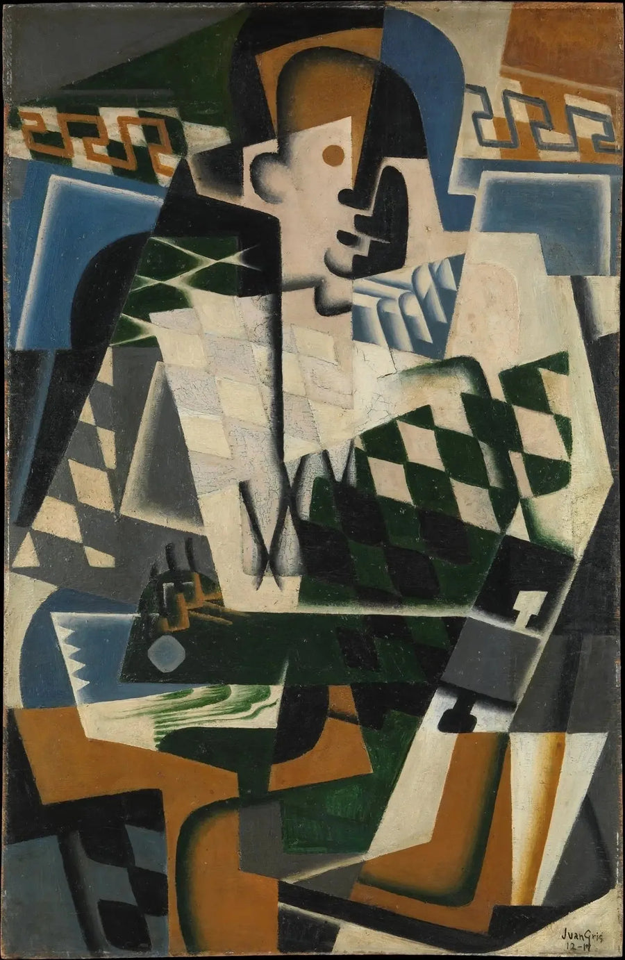 Arlekin z gitarą - Juan Gris
